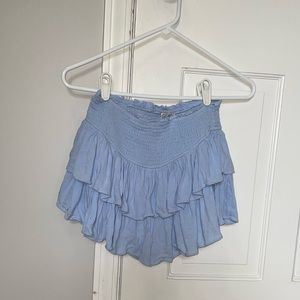 Rock n Rags Light Blue skirt with built in shorts